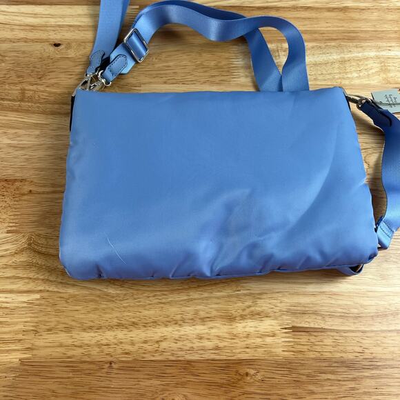 A New Day Periwinkle Blue Small Messenger Crossbody Detachable Strap Bag - NWT - Picture 3 of 7